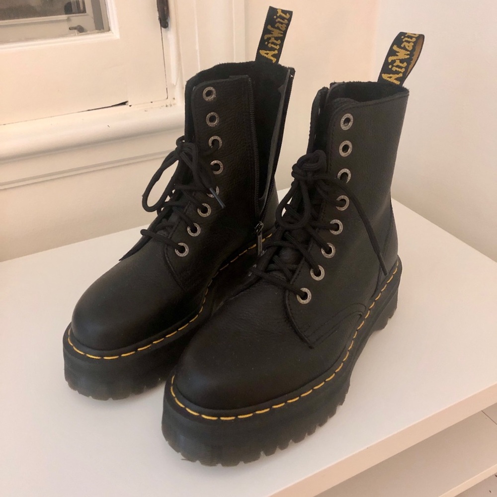 Dr. Martens Black Jadon Platform Boots